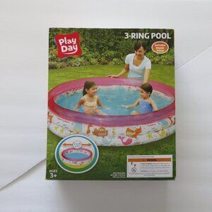 PLAY DAY 3-Ring Inflatable Swimming Pool